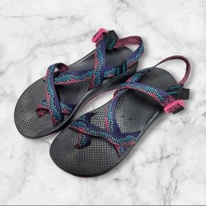 Chaco Womens 9 Z/2 Classic Amp Magenta Sport Sandals Non-Marking Vegan Friendly